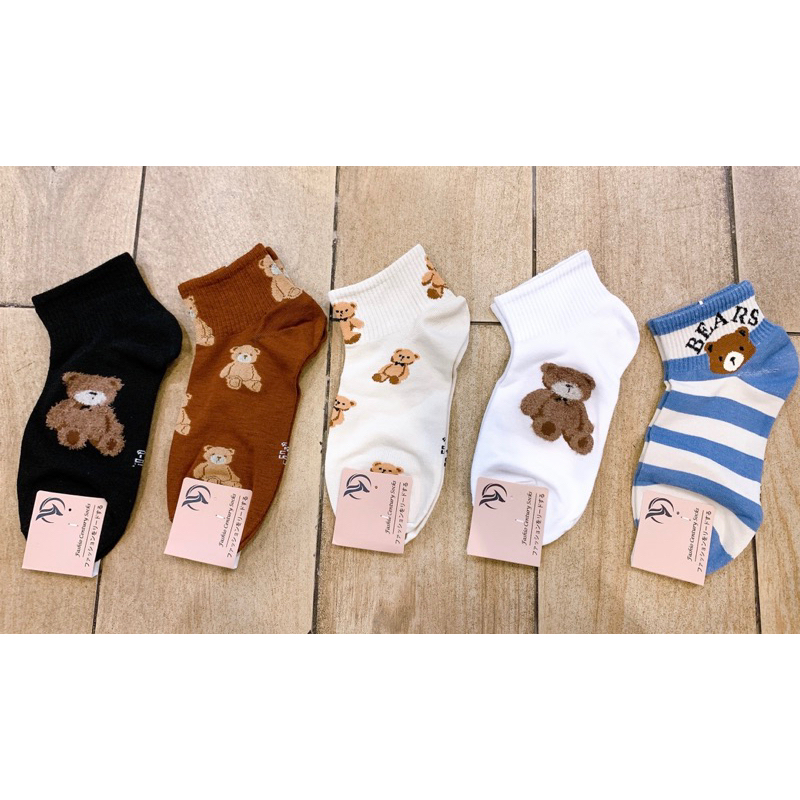 Sét tất gấu 10 đôi made Thái