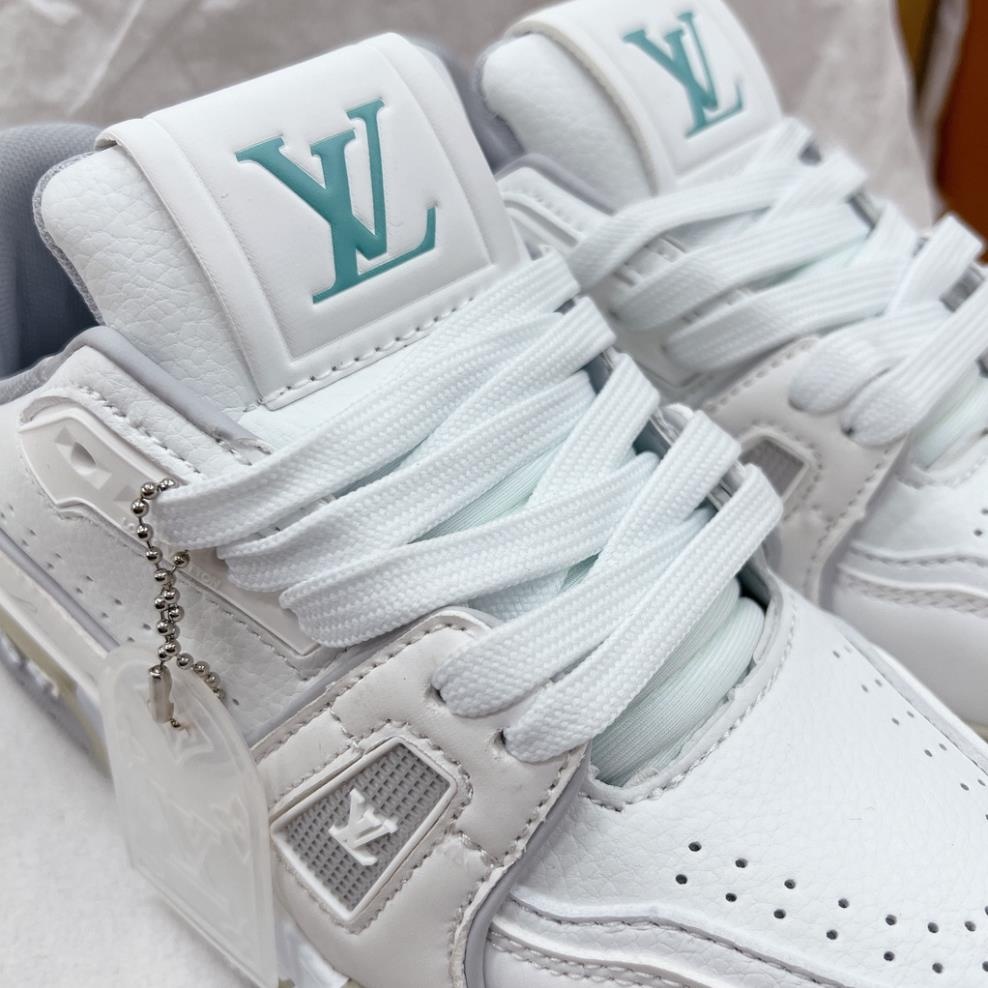 Giày LV Trainer 54 trắng, giầy thể thao sneaker louis vuitton 54 white da cao cấp phong cách trẻ trung FullBoxBill