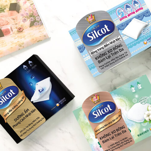 Bông Tẩy Trang Silcot Velvety Touch Cotton