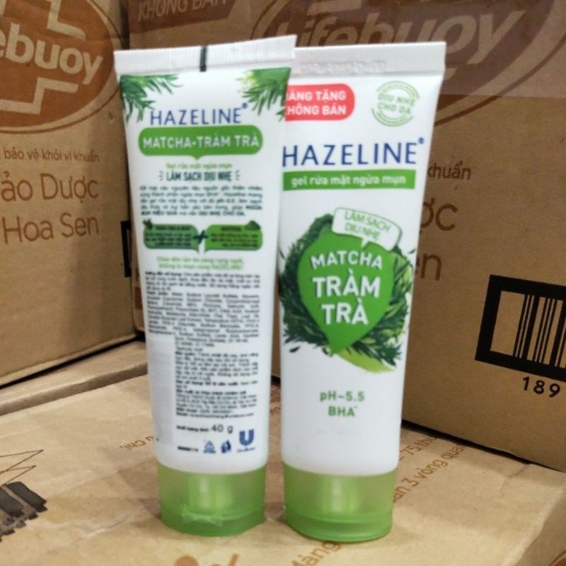 Sữa rửa mặt hazeline 40g