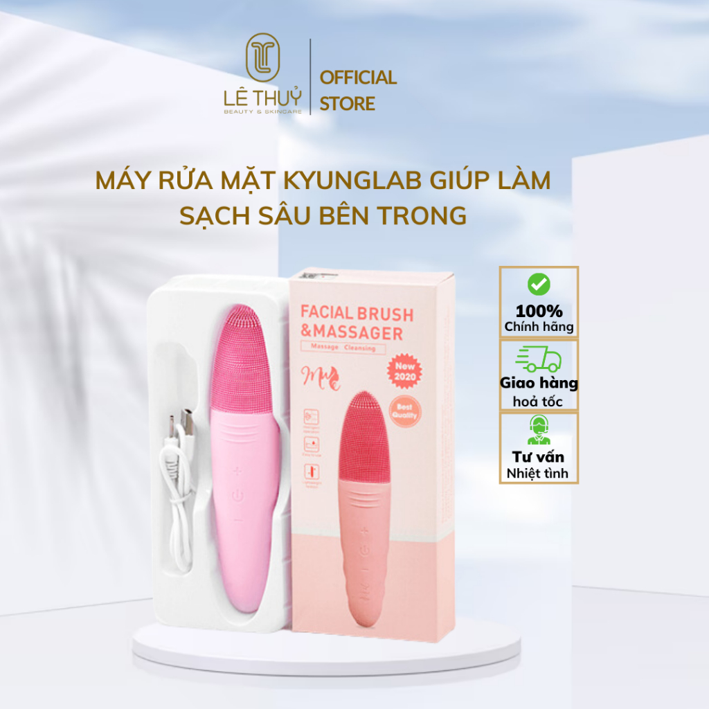 Máy rửa mặt KyungLab giúp làm sạch sâu bên trong_ Lê thuỷ cosmetic