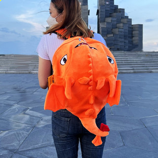 Balo Vải Nhung Con Rồng,Balo Con Khủng Long Lưới Màu Cam ĐỰNG SÁCH VỞ ,LAPTOP VÔ TƯ