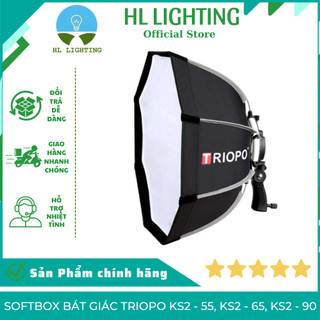 Softbox bát giác triopo ks2 - 55, ks2 - 65, ks2 - 90 cho đèn flash speedlite - thiết bị chiếu sáng chuyên nghiệp