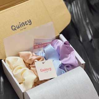 [Handmade] Cột tóc Scrunchies lụa mềm cao cấp, vải bóng đẹp