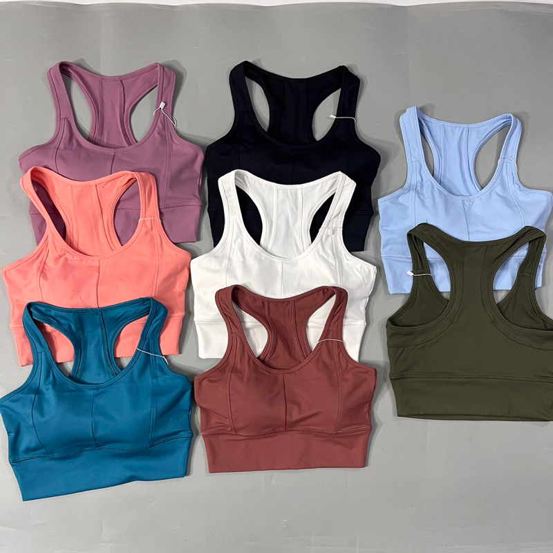 Áo Bra Thể Thao Tập Gym Yoga Nữ Vải Thun Co Dãn 4 Chiều CT1, Có Size Lớn