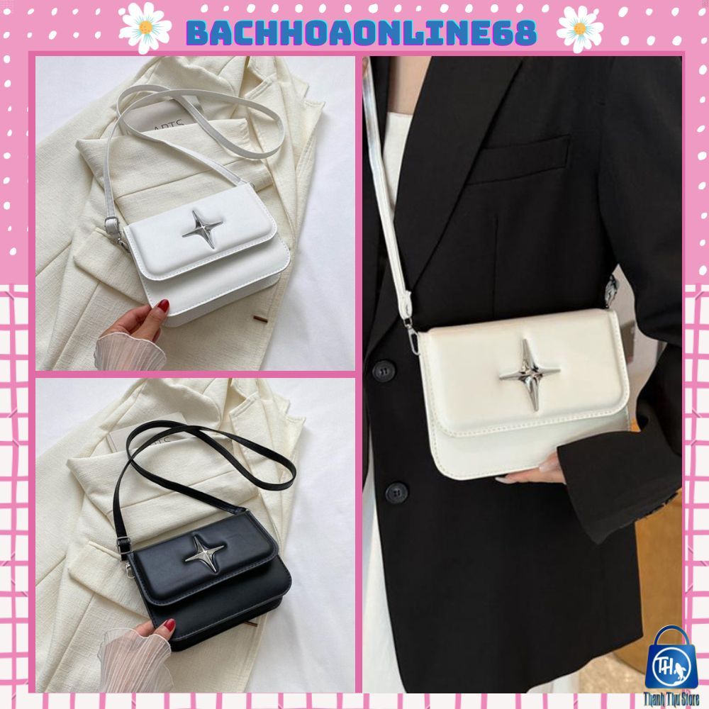 Túi xách nữ thời trang đeo chéo da đẹp phong cách Hàn Quốc dáng hộp sao Bachhoaonline68 831