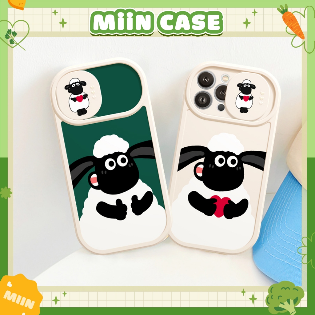 Ốp lưng iphone nắp trượt tròn Love Sheep 6/6plus/6s/6splus/7/7plus/8/8plus/x/xs/11/12/13/14/pro/max/promax/plus