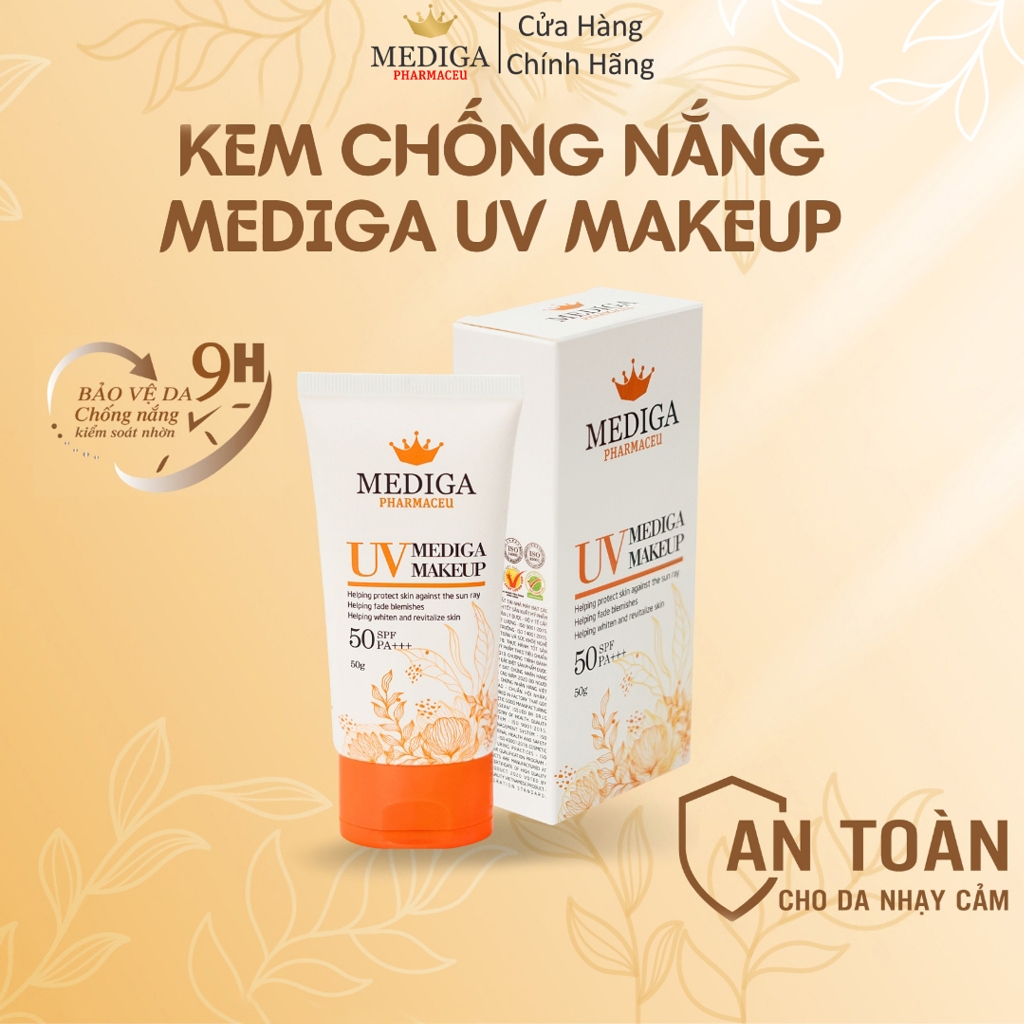 Kem Chống Nắng UV  Makeup MEDIGA