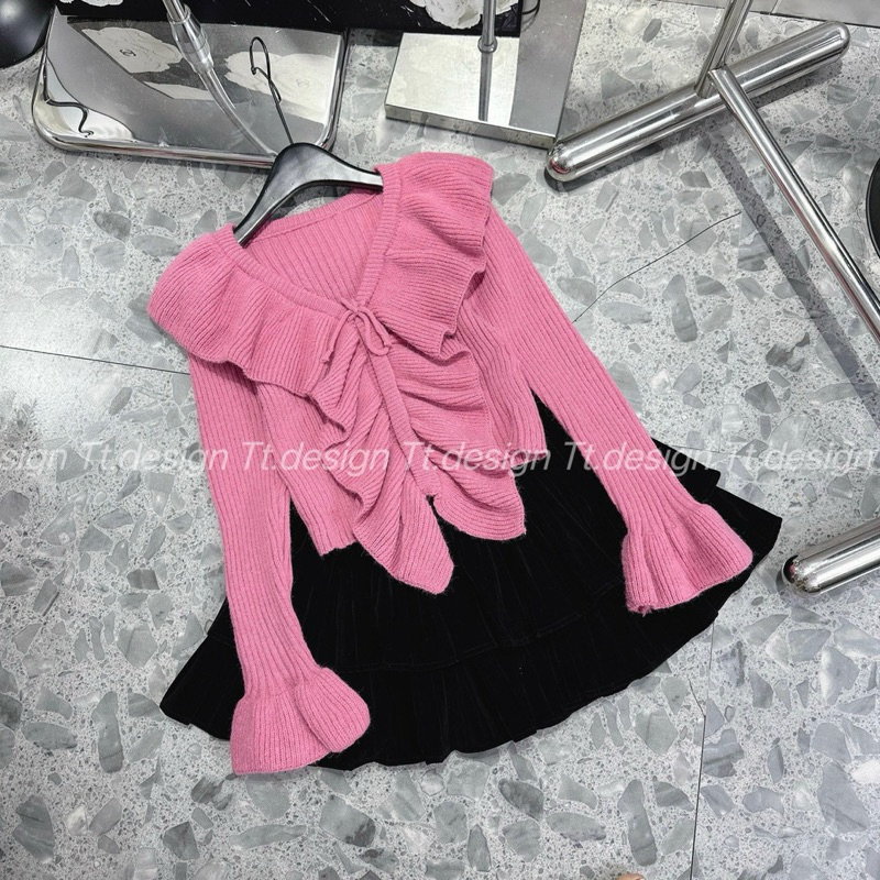 Áo Len Bèo Tay Loe Hàng Quảng Châu Loại 1