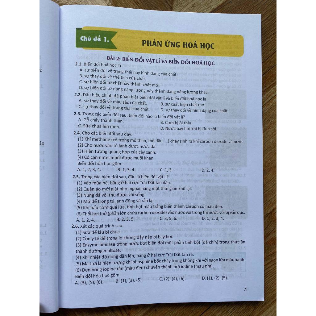 Sách - Bài tập cơ bản và nâng cao Khoa học tự nhiên 8