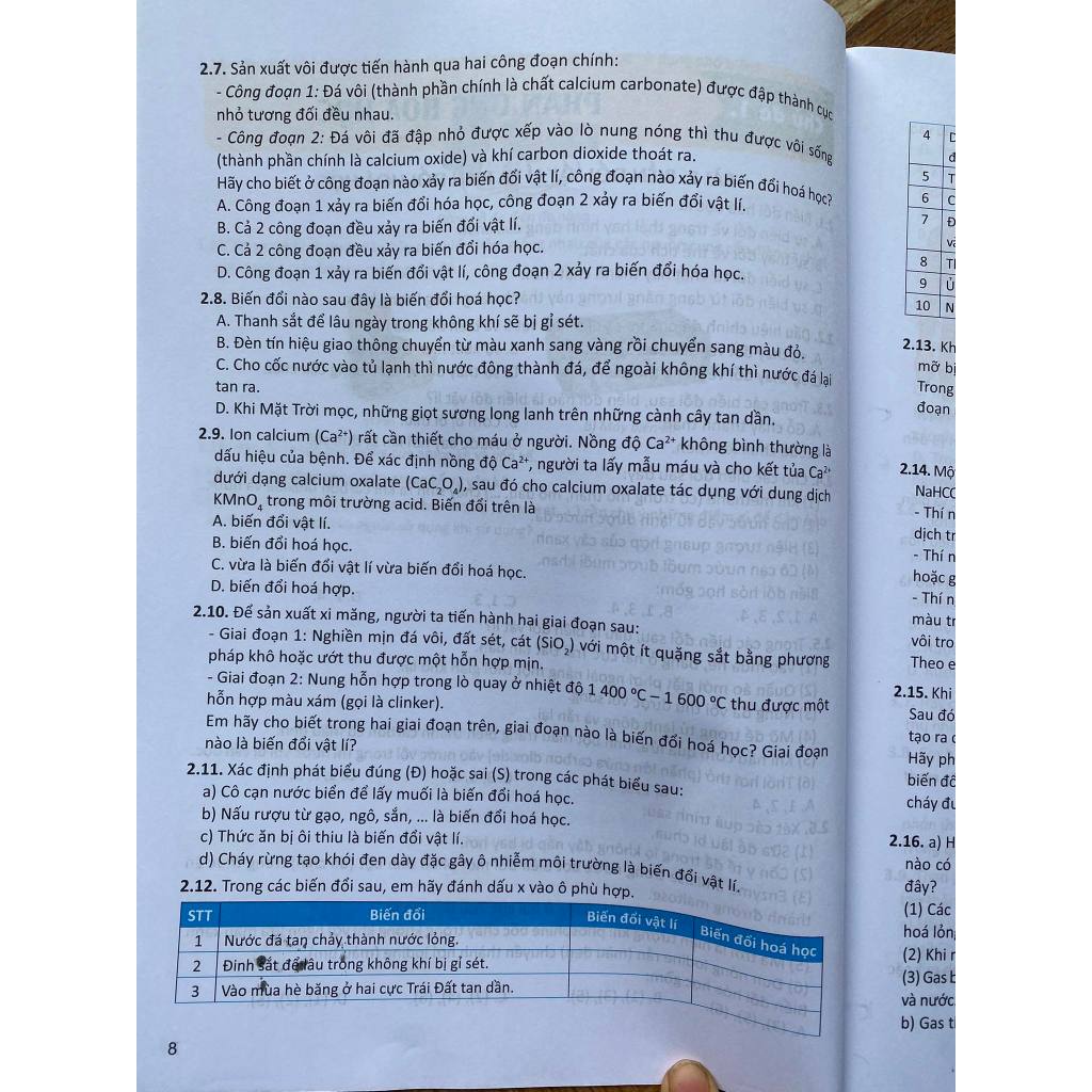 Sách - Bài tập cơ bản và nâng cao Khoa học tự nhiên 8