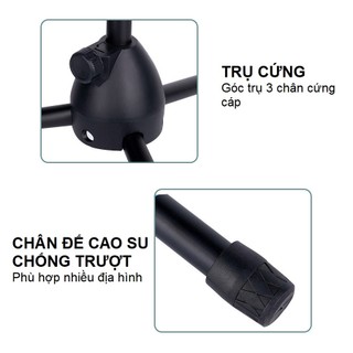 Chân để micro cao 3 chia tặng kèm 2 kẹp micro.