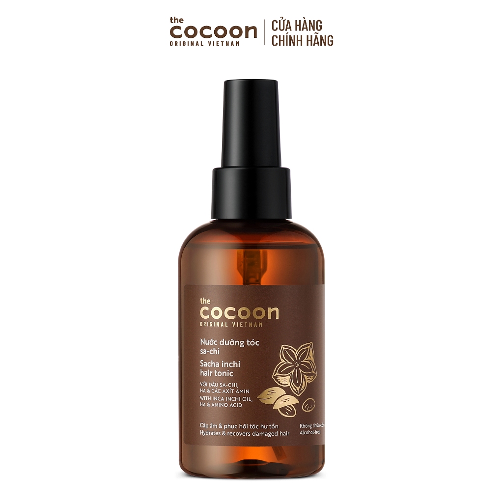 HÀNG TẶNG KHÔNG BÁN - Nước dưỡng tóc Sa-chi Cocoon giúp cấp ẩm và phục hồi hư tổn 140ml