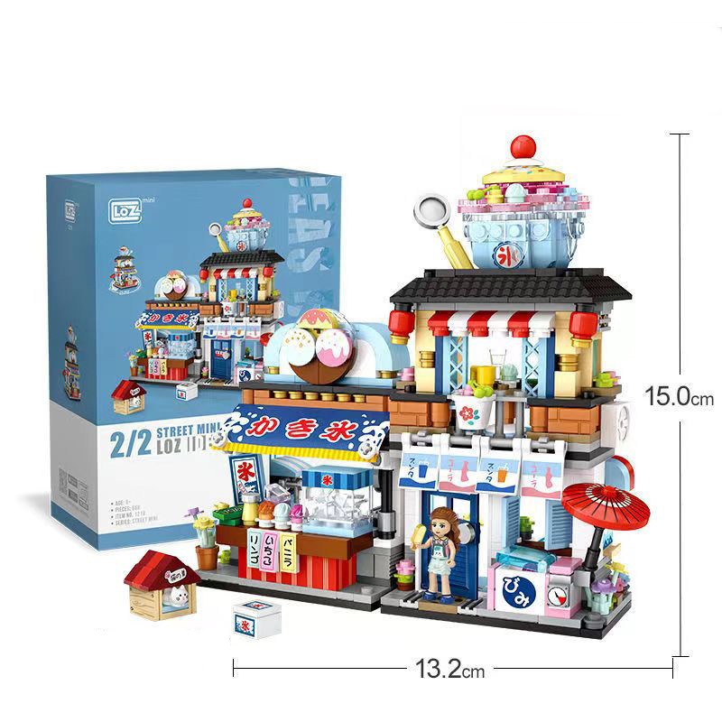 Đồ chơi khối xây dựng mô hình lắp ráp nhà Quà tặng giáo dục trẻ em sáng tạo Giáng sinh lego DIY