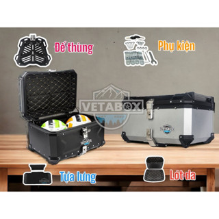 Thùng Nhôm Xe Máy 65L Siêu To Khổng Lồ do Vetabox phân phối