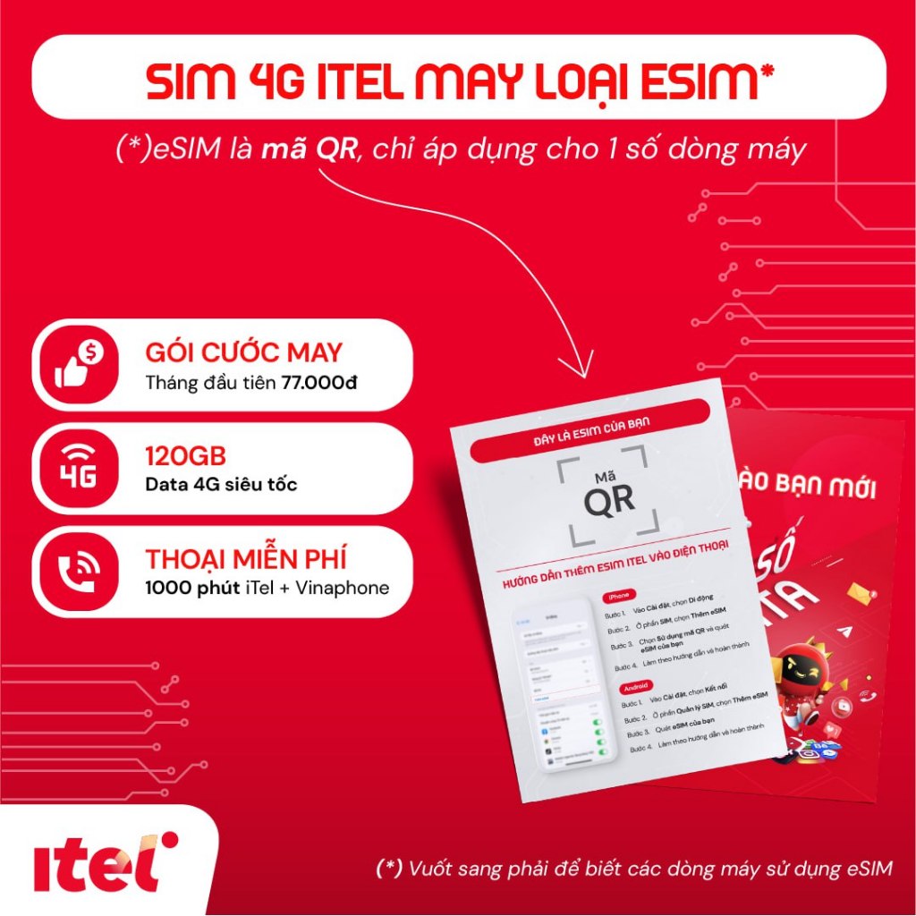 SIM iTel số đẹp Lộc Phát/Phát Lộc - các số lớn hơn 5 - Cam kết sử dụng 24 tháng