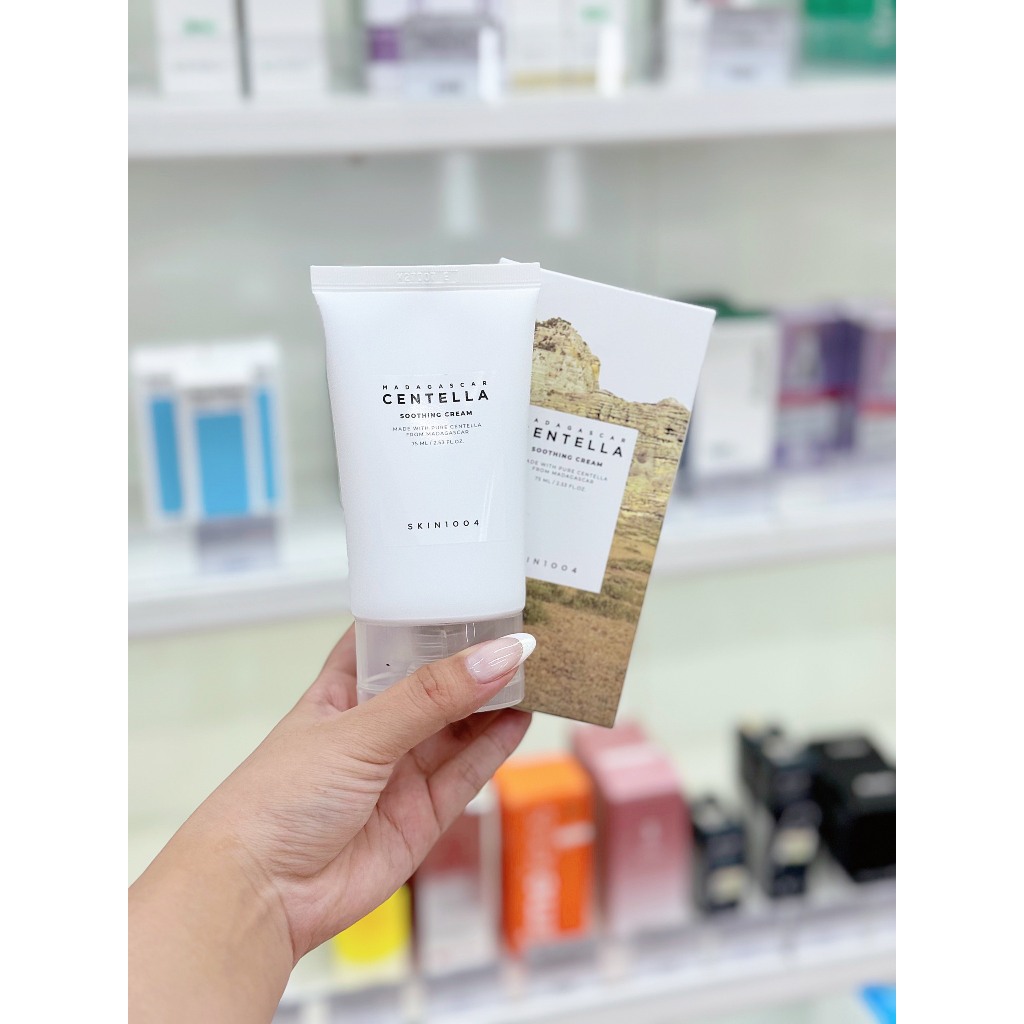 Kem Dưỡng Chiết Xuất Từ Rau Má Giảm Mụn, Phục Hồi Da Skin1004 Madagascar Centella Asiatica 100 Cream 75ml