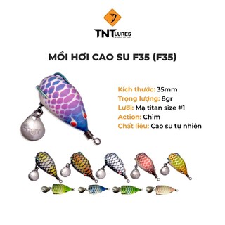 Mồi lure nhái hơi tnt – f35 new 2023
