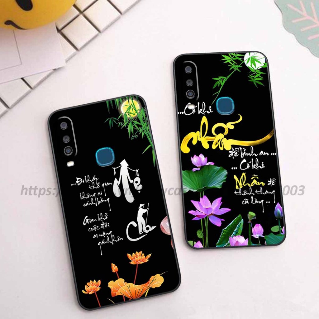 Ốp lưng Vivo U10 / Y11 / Y12 / Y15 / Y17/ Y19/ U3 in hình thư pháp,tâm an vạn sự an giản dị