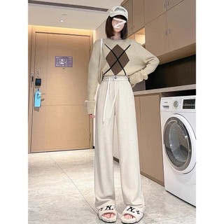 Quần Suông Ống Rộng Cạp Cao Có Dây RÚt Chất Liệu Nhung Tăm Cao Cấp Siêu Mềm Mại Mùa Thu Đông