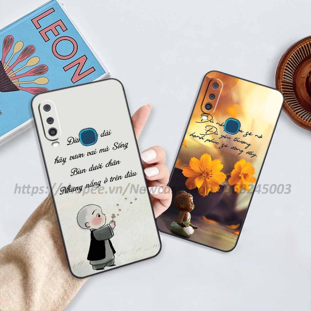 Ốp lưng Vivo U10 / Y11 / Y12 / Y15 / Y17/ Y19/ U3 in hình thư pháp,tâm an vạn sự an giản dị