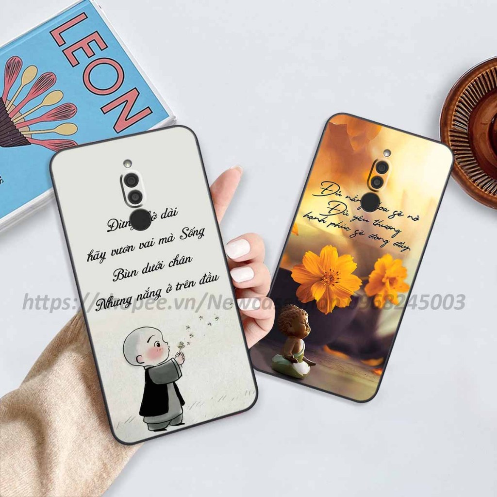 Ốp lưng Xiaomi Redmi 8 / 8A / 9 / Note 8 Pro in hình thư pháp,tâm an vạn sự an giản dị