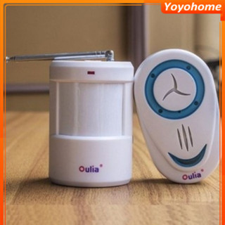 Chuông báo khách kiêm chống trộm hồng ngoại, chuông cửa