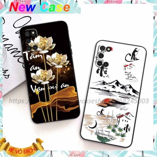 Ốp lưng oppo a52 / a92 / a72 in hình thư pháp,tâm an vạn sự an giản dị