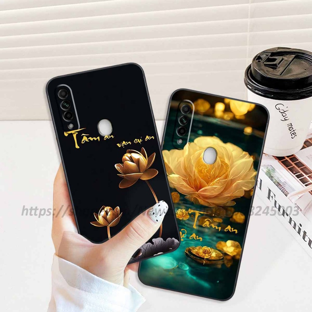 Ốp lưng Oppo OPPO A31 / A8 in hình thư pháp,tâm an vạn sự an giản dị