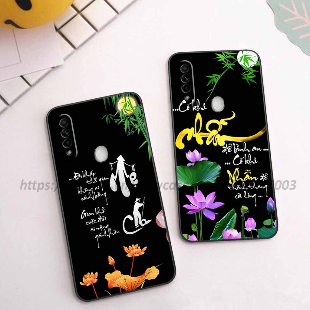 Ốp lưng Oppo OPPO A31 / A8 in hình thư pháp,tâm an vạn sự an giản dị