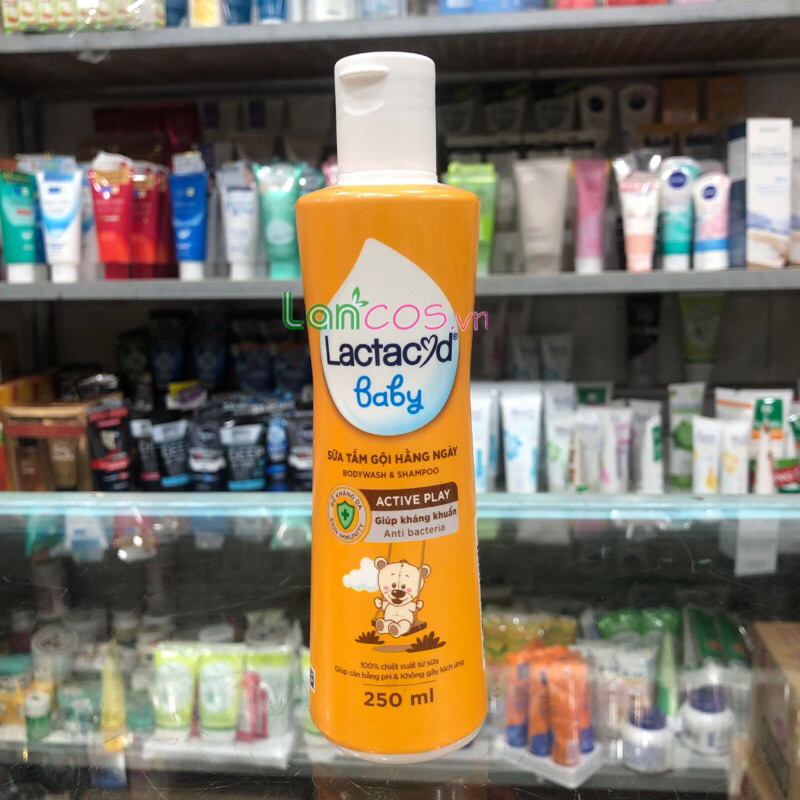 Sữa Tắm Gội Trẻ em Lactacyd Baby Active Play 500ml