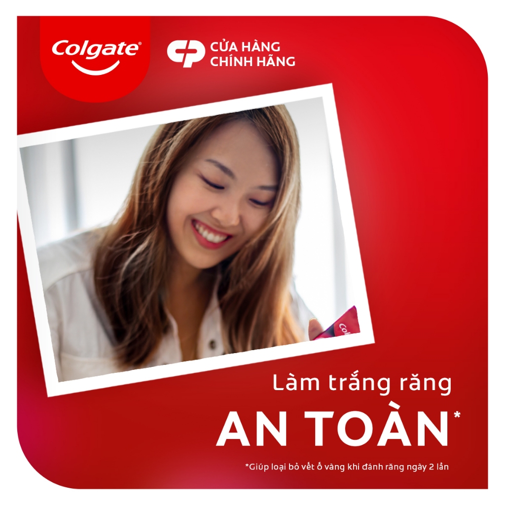 Bộ 3 Kem Đánh Răng Colgate trắng răng Optic White hương đào từ enzyme tự nhiên 80g