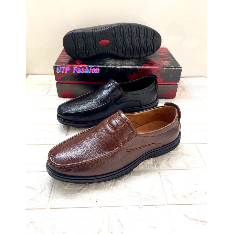 Giày lười nam da bò cao cấp..phom chuẩn đẹp..đế cao su non chống trơn trượt..size từ 39-44..bảo hành một năm
