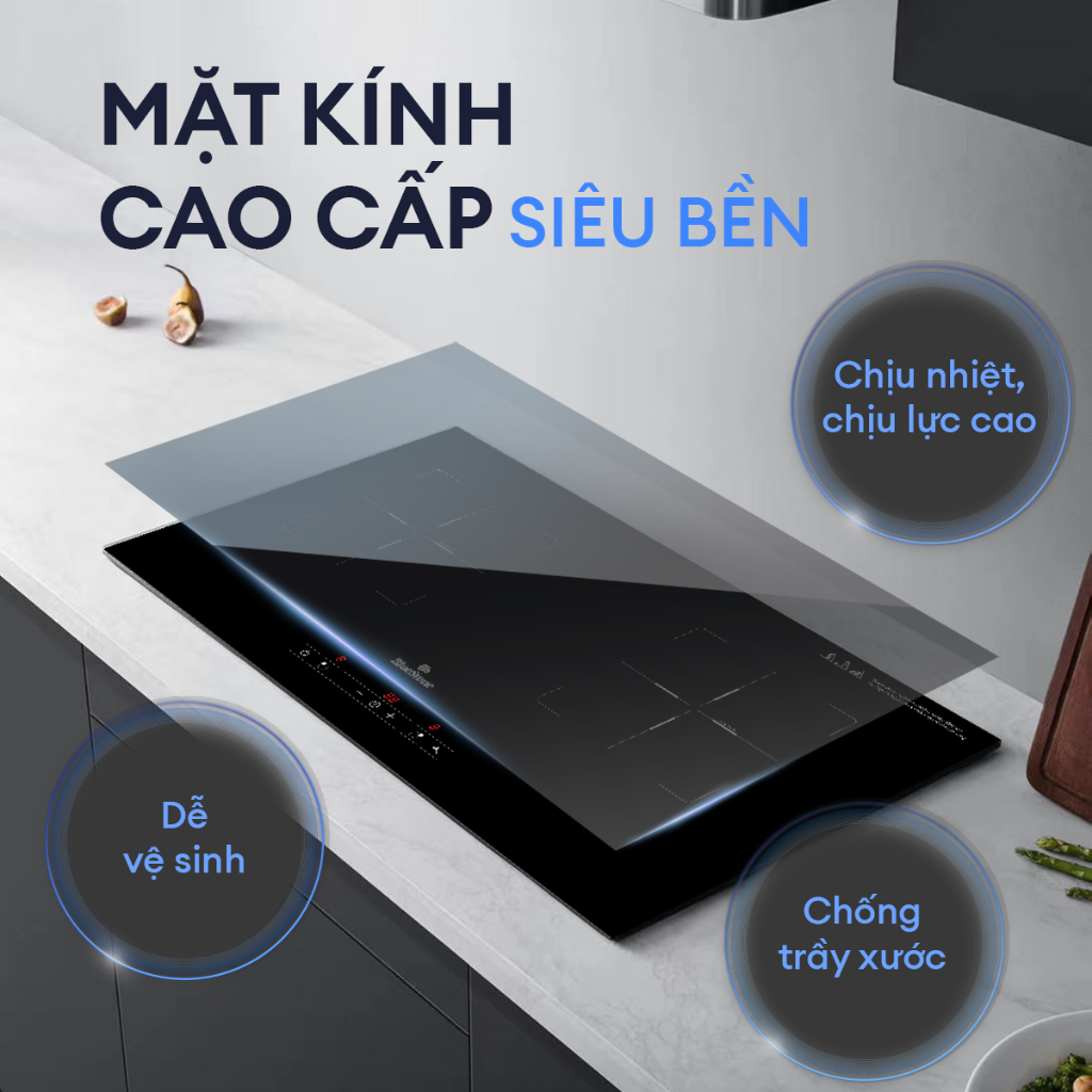 [Chỉ còn 2,519,370 Đồng sau khi áp voucher] Bếp Từ Đôi BlueStone 4000W ICB-6819