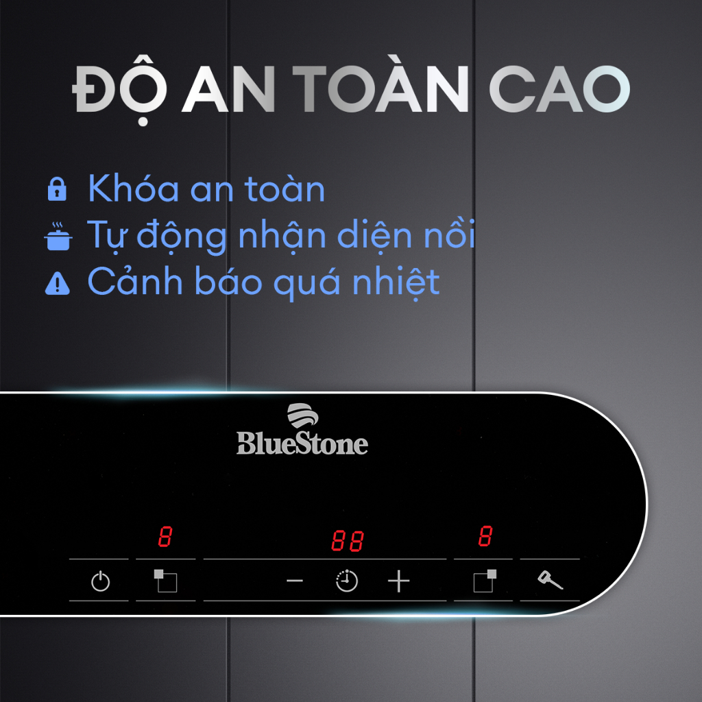 [Chỉ còn 2,519,370 Đồng sau khi áp voucher] Bếp Từ Đôi BlueStone 4000W ICB-6819