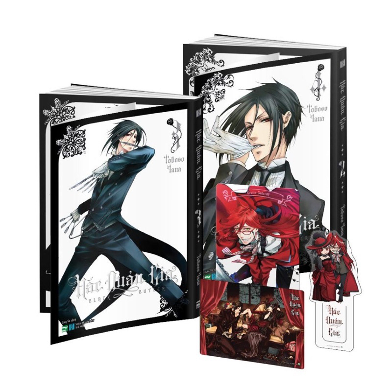 Combo Hắc Quản Gia - Tập 3 và Tập 4 Bản Đặc Biệt - Kèm Clearfile