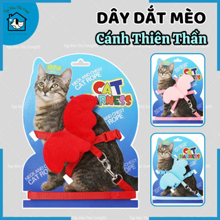 Dây yếm dắt chó mèo hình đôi cánh thiên thần
