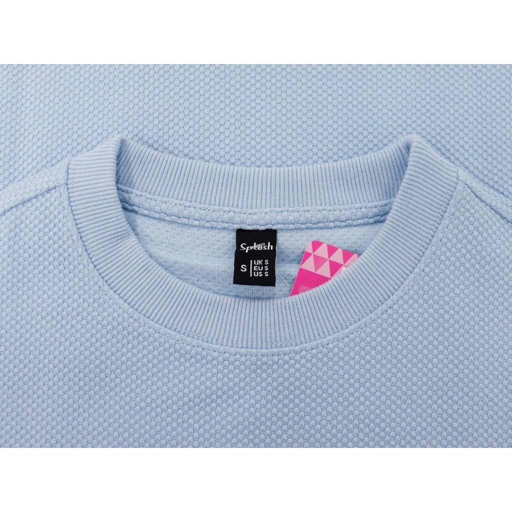 C3739 -  Áo sweater nam Polo cổ tròn tay ngắn trơn