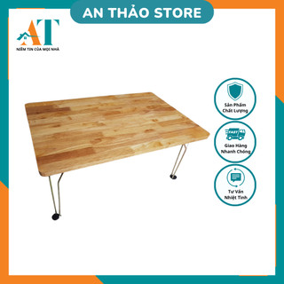 Bàn gấp gỗ thịt Gỗ cao su kích thước 40*60