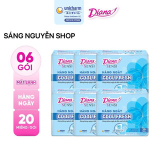 Băng Vệ Sinh Hàng Ngày Diana Cool Fresh Bịch 6 Gói