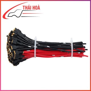 Giắc còi, loa dây đồng, đầu bọc nhựa chống nước cách điện
