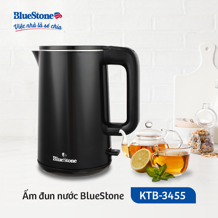 [Chỉ còn 220,500 Đồng sau khi áp voucher] Ấm Đun Nước Bluestone 1.5L 2200W  KTB-3455