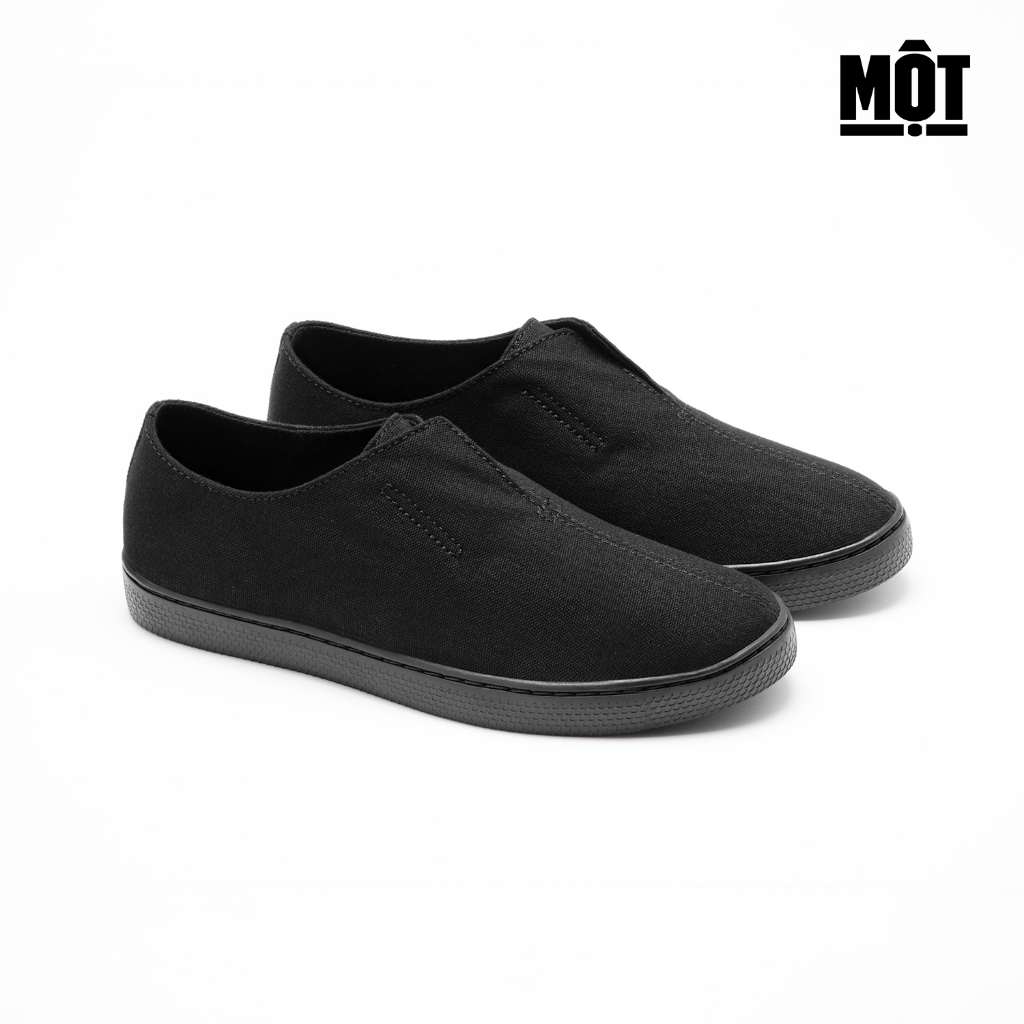 Giày Một vải đen tuyền không dây