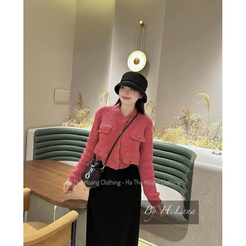 ÁO KHOÁC LEN GẠO 2 NẮP TÚI