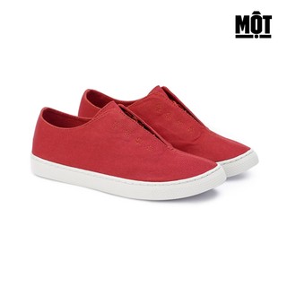 Giày Một vải quá đỏ có dây