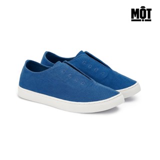 Giày Một vải xanh nước biển có dây