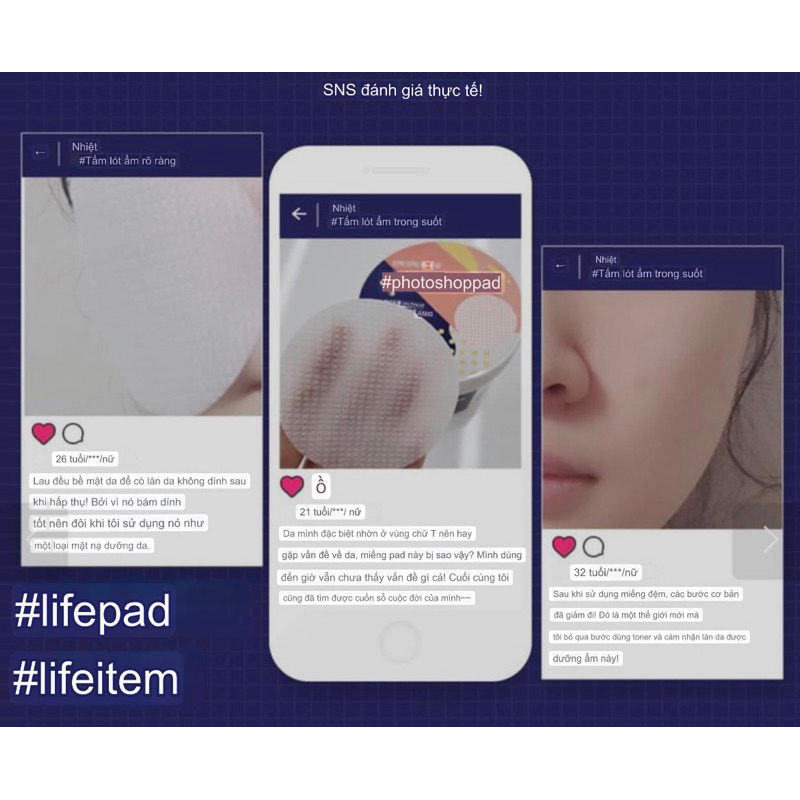 Pad dưỡng ẩm làm sạch sâu SUR.MEDIC+ DEEP CLEAR MOISTURE PAD 90M