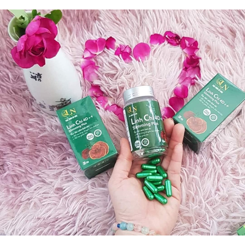 2 hộp giảm cân  linh chi 4D ( kèm quà tặng)