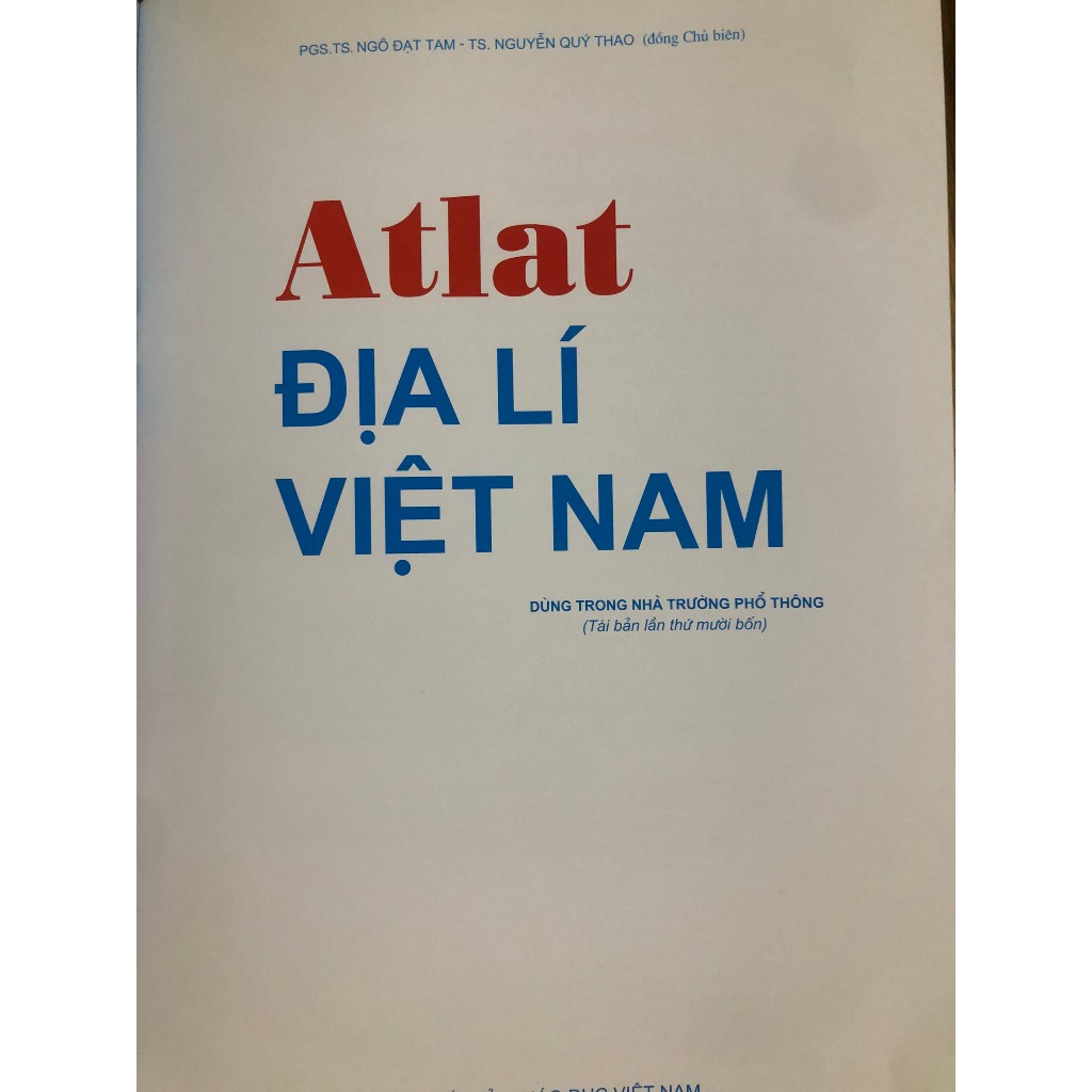 Sách - Atlat Địa Lí Việt Nam