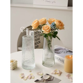 Lọ hoa thủy tinh da ếch decor cao cấp